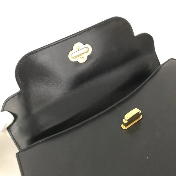 BALLY Leather Shoulder Hand Bag Navy blue/7BE1325 - Picture 9 of 15